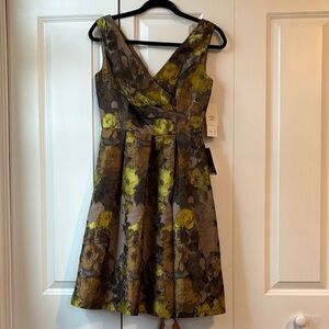Adrianna Papell Floral  Cocktail Dress  NWT